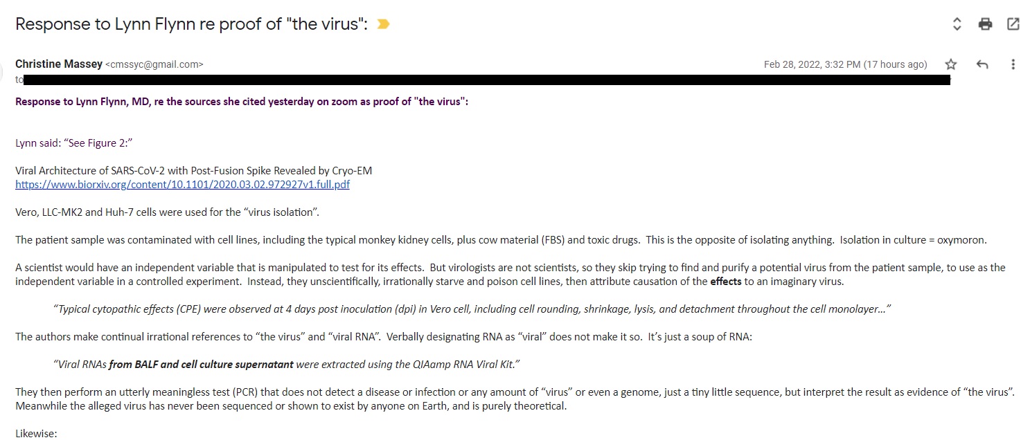 Response to Dr. Lynn Flynn re proof of SARS-COV-2 – Fluoride Free Peel